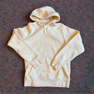 Nike Men's Cream Hoodie